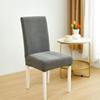 Funda de silla elástica de color liso transfronteriza nueva todo incluido impermeable sucia jacquard para silla de comedor en stock