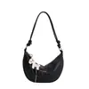 Bolso Cruzado Casual Simple Estilo Coreano 2026 Primavera Nuevo Gran Capacidad para Viajes Bolso Dumpling Piel Suave