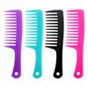 Pente Larga para Barbearia, Shampoo e Pente de Corte com Cabo, Alisamento de Cabelo, Pente de Cabeleireiro para Gerenciar Cabelo Cacheado, Pente de Dentes Largos para Cuidados com o Cabelo