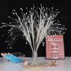 Fogos de Artifício Simulados Novos, Capim dos Pampas, Capim Pavão Colorido, Flores Artificiais, Flores para Decoração de Casamento, Decorações de Palco, Flores Artificiais