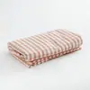 Sábana Bajera de Algodón Lavado, Sábana de Cama de Algodón Puro, Cuadros de Color Sólido, Individual de Algodón Puro 1.5m Cama, Doble 1.8m Sábana Bajera, Teñido en Hilo, Mayoreo