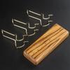 Unidad de Estante para Pipas de Madera Maciza Estante de Enfriamiento para Pipas Multiposición Asiento para Pipas de Metal Soporte para Pipas Estante de Exhibición Portátil para Almacenamiento de Pipas