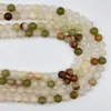 Contas Redondas de Ágata Flor Natural da Moda Contas Soltas Pulseira Colar DIY Acessórios de Joias Contas Semi-Acabadas Atacado