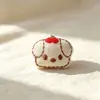Nuevos y lindos accesorios de dibujos animados, componentes de joyería semiacabados de tela hechos a mano para DIY, componentes para ropa y accesorios para el cabello de niños