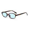 Gafas de Sol Europeas y Americanas Ultraligeras de Montura Pequeña, Montura Granate, Ovaladas, Estilo Celebridad de Internet, Nuevo Modelo Transfronterizo, Protección UV