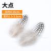 Pluma de Gallina Perla, Pluma de Nido de Gallina Perla, Pluma de Punto Grande Perla, Pluma de Gato, Accesorios de Materiales Hechos a Mano DIY, Joyería