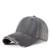 Gorra de Béisbol Lavable con Logo Personalizado, Gorra Deportiva Vintage de Mezclilla Desgastada para Exteriores, Unisex, Venta al por Mayor de Fábrica