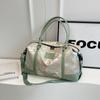 Bolsa de viagem casual de grande capacidade para mulheres, bolsa de viagem de ombro bordada chinesa, nova chegada, primavera de 2025