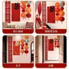 Diseño de habitación de boda traje decoración de pared de fondo de habitación de mujer boda casa nueva del hombre sala de estar dormitorio flor de tirar palabra feliz