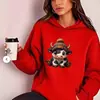 Sudadera con Capucha de Comercio Exterior Transfronterizo con Lindo Diseño de Vaca Pequeña Adecuada para Temuwish Amazon