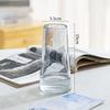 Vaso de vidro de cor dourada em forma de T com padrão de árvore de luxo leve nórdico simples ornamentos de decoração de casa vaso de vidro