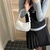 Bolsa Pequeña Plegada Popular de Verano para Mujer 2026 Nueva Elegante Versátil Bolsa Nube Bolso de Hombro Exquisito de Lunares Bolso de Axila