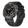 Para Samsung Galaxy Watch Ultra7 47mm correa funcional deportiva de grano de cabeza de caucho de flúor