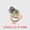 Hebillas Decorativas para Trajes de Baño Europeos y Americanos, Hebillas de Aleación con Formas Especiales, Accesorios para Ropa, Hebillas para Equipaje y Zapatos, Accesorios de Cadena, Hebillas de Aleación de Zinc tipo Horsebit, Ropa