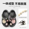 Venta Directa del Fabricante, Envío Rápido, Accesorios de Cadena para Zapatos Integrados No Desmontables, Cadena de Flor para Zapatos Personalizada Desmontable con Perlas