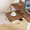 Placa de extensão para mesa de escritório, painel de extensão dobrável e extensível para mesa de escritório, não requer perfuração, suporte para apoio de pulso, ferramenta de expansão de mesa