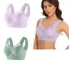 Conjunto de 3 Piezas Transfronterizo Talla Grande Sin Alambres Chaleco de Encaje Ropa Interior Delgado Recoge Lado Pecho Push-Up Sujetador Ajustable Fabricante