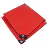 Lona Roja de Exportación 220g Doble Cara Tela para Carpas de Boda Lona Impermeable Engrosada para Camiones Venta al por Mayor