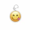Llavero Colgante para Bolso Emoticono Xiaohongshu Acrílico Creativo Divertido Moderno Lindo y Divertido