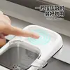 Estante para Platos de Fregadero de Cocina Ventosa Cubeta para Lavar Platos Pantalla Filtrante Filtro de Restos Residuo Filtro Estante para Fregadero Cesta de Drenaje