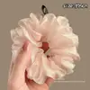 Laço de Cabelo de Renda Doce, Scrunchie de Luxo Estilo Coreano, Laço de Cabelo Extra-Grande para Coque, Corda de Cabelo para Rabo de Cavalo, Acessório de Cabelo