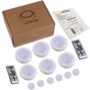 Luz Nocturna Popular Transfronteriza LED con Sensor de Cuerpo Humano, Batería Recargable, Luz para Mesita de Noche, RGB Personalizable con Control Remoto, Luz de Ambiente