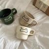 Taza de gato linda ~ estilo ins regalo para pareja mejor amigo pareja compañero taza de café de cerámica resistente a altas temperaturas taza de agua