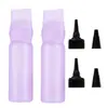 Cabello de Venta Caliente Cuidado del Cabello y Botella de Recarga para Cuidado del Cabello Punta de Botella de Repuesto Botella Teñida con Aceite para el Cabello Salón de Belleza Correa Dental Agujero de Agua Peine para Champú