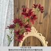 Flor artificial vermelha casamento chinês decoração de casamento arranjo de flores para caminho decoração de hall de hotel flor artificial atacado