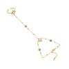 [Bingmeng] pulsera de dedo de acero inoxidable turquesa pulsera de moda de amor joyería transfronteriza europea y americana dedicada para B529
