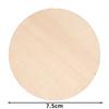 Piezas Decorativas de Madera Cortadas con Láser DIY Piezas de Madera de Álamo Piezas de Madera Geométricas Decoraciones Piezas de Madera Redondas Decorativas para el Hogar Punto