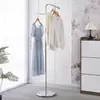 Estante de Exhibición Isla para Tienda de Ropa Estante de Pie de Acero Inoxidable Estante de Exhibición Plateado para Tienda de Ropa de Hombre y Mujer Estante de Exhibición Colgante para Ropa