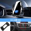 Soporte de Carga Inalámbrica para Teléfono Móvil y Soporte para Teléfono Móvil de Apertura y Cierre Eléctrico con Sensor Infrarrojo Dedicado para Audi A6L y Otros Coches