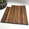 Palo de rosa rojo, cuentas de palo de rosa amarillentas ligeramente cóncavas, material para mango de talla en madera, varilla redonda, varilla de madera para DIY, mango de pincel, palo de rosa centroamericano