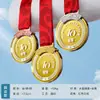 Medallas Creativas de Cristal Espejo Personalizadas de Metal de Alta Gama para Colgar en Juegos Deportivos, Premios de Competición Grupal, Souvenirs