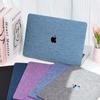 Adecuado para carcasa protectora de cuero PU para laptop Apple air15 carcasa pro macbook funda protectora patrón de tela carcasa para computadora