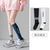 Calcetines hasta la pantorrilla para mujer Verano Deportes Profesionales Presión Delgados Talla Grande Micro-Presión Algodón Puro Absorbente de Sudor Aspecto Adelgazante Fitness Correr Saltar la Cuerda