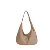 Bolsa tote casual retrô com estampa de leopardo para mulheres, início do outono, grande capacidade, nicho moderno versátil para ombro e axila