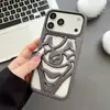 Funda de teléfono Hollow Clown para iPhone 17 Pro Max con Spray de Aceite, Agujero de Refrigeración Apple 16, Cubierta Protectora Mate 15