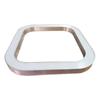 Canaleta de Luz Lineal Plegable Personalizada Canaleta Curva de Aluminio Forma Redonda Rectangular Luz Lineal Aleación de Aluminio Arco Curvo con Canaleta Luz de Techo
