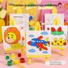 Prateleira DIY mesa de desenho infantil desenho animado colorir grafite pintura brinquedo kit jardim de infância pequeno presente atacado
