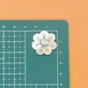 Parche de Tela con Lentejuelas de Flor Tridimensional Hecha a Mano Multicolores para Accesorios de Ropa, Decoración de Zapatos y Bolsos, Flores Cosidas a Mano