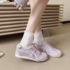 Versión de piel de vaca de Zapatos de Entrenamiento Alemanes para Mujer, Nuevo Primavera 2025 Cuero Suave Nicho Retro Versátil Plano Casual Zapatos Deportivos