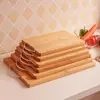 Tabla de Cortar de Madera Tabla de Cortar para Pizza con Asa Suministro de Exportación Cocina Cortar Verdura Queso Tabla de Cortar de Madera