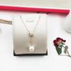 Colar de clavícula estilo coreano colar ajustável colar de pérolas da moda com colar de roupas atacado