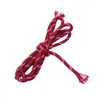 Cuerda de Poliéster Colorida de 5 mm con Núcleo Envuelto Cuerda Redonda Resistente al Desgaste Cuerda para Atar DIY Cuerda para Tejer Hecho a Mano Colgante Creativo para Llavero