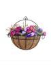 Cesta de flores de parede por atacado decoração de meia parede vime pendurado na parede flor seca pequena cesta suspensa pendurada cesta de parede pendurada vaso de flores