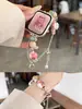 Nueva Correa de Reloj Gato de la Suerte Adecuada para Apple iWatch Reloj Elegante Versátil de Nicho Pulsera Trenzada para Mujeres