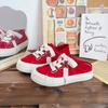 2023 Novo Primavera e Verão Versátil Casual Nicho Original Verão Sapatos Brancos Sapatos de Lona Sapatos Femininos Pé Dupla Face Tênis
