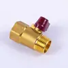 Mini Válvula de Bola DN15 Válvula de Bola con Rosca Macho y Hembra Válvula Recta Válvula de Bola Pequeña Fabricantes de Anillo de Cobre Jade Suministro Válvula de Cobre Precio al por Mayor